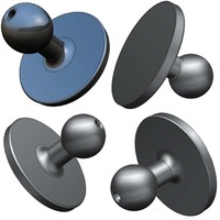 Support de téléphone portable magnétique super puissant pour bureau, 1 pouce, compatible avec les séries 16/15/14, pour bras à double prise en aluminium