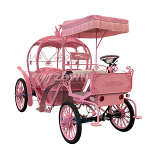 Voiture électrique ZOWN en forme de citrouille, rechargeable, multi-places, avec freins hydrauliques au pied et à la main, idéale pour les mariages et événements - Product Image 5