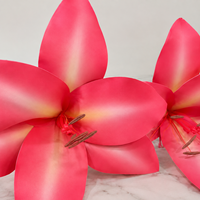Roze lotusbloemblaadjes, gigantische kunstbloemen van papier, decoratie voor bruiloften en evenementen, commerciële bloemendisplay, fabriekslevering