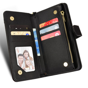Funda de cuero PU con cierre de cremallera para teléfono <span class=keywords><strong>Doogee</strong></span> <span class=keywords><strong>S88</strong></span> <span class=keywords><strong>Plus</strong></span> /<span class=keywords><strong>Doogee</strong></span> <span class=keywords><strong>S88</strong></span> Pro - Product Image 1