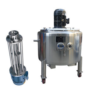 Homogeneizador/Emulsionador al Vacío de Acero Inoxidable a Precio de Fábrica, Máquina Mezcladora con Tanque de Dispersión para Agua/Aceite - Product Image 2