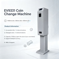 Machine à monnaie pour billets, pièces et jetons