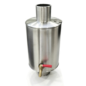 <span class=keywords><strong>Chauffe</strong></span>-<span class=keywords><strong>eau</strong></span> de camping à foyer en acier inoxydable 304, pour poêle à bois et poêle de tente, avec tuyau de 60 mm, capacité 3L - Product Image 1