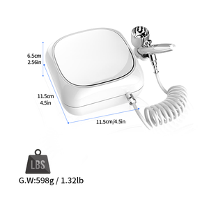 Kit d'aérographe portable professionnel avec compresseur d'air silencieux, faible bruit, pour la pâtisserie, la coiffure, la teinture des cheveux, le maquillage, la peinture de modèles, le tatouage - Product Image 2