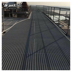Rejilla de Acero Personalizada, Plataforma Metálica Galvanizada, Cubierta para Zanjas, Peldaño para Escaleras - Product Image 4