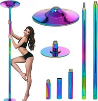 2-en-1 Spinning & Static Fitness Pole à vendre Idéal pour l'entraînement et le fitness
