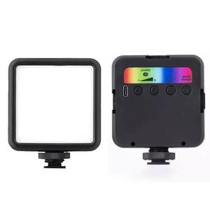 Mini lampe rvb portable pour éclairage de caméra vidéo en direct avec clip flash pour vidéo conférence <span class=keywords><strong>photo</strong></span> annulaire de photographie - Product Image 2