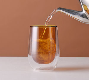 Tasse à café en verre <span class=keywords><strong>pyrex</strong></span> à double paroi résistante à la chaleur en forme d'œuf transparent MAIMAI pour café <span class=keywords><strong>lait</strong></span> - Product Image 5