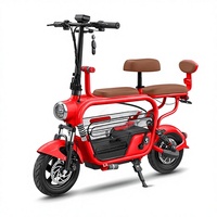 Vélo électrique familial pour trajets quotidiens, autonomie 60 km, assistance au pédalage, batterie amovible, vélo électrique urbain pour les déplacements quotidiens
