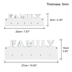 Big Size Sublimation MDF <strong>Key</strong> <strong>Holder</strong> for <strong>Wall</strong> Blank Custom <strong>Wall</strong> Mounted <strong>Key</strong> Hanger with <strong>Key</strong> Hooks <strong>Wall</strong> Decorative Organizer - Product Image 5