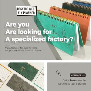 Venta al por mayor de cuero PU personalizado planificador calendario precio de fábrica diario sin fecha diario semanal Memo <span class=keywords><strong>Agenda</strong></span> de <span class=keywords><strong>tareas</strong></span> - Product Image 2