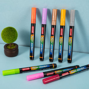 ZEYAR-bolígrafos de pintura acrílica, marcador de pintura a base de <span class=keywords><strong>agua</strong></span>, Punta extrafina, 32 colores, gran oferta de <span class=keywords><strong>Amazon</strong></span> - Product Image 4