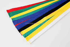 Vente en gros d'équipement d'arts martiaux en coton durable Jiu Jitsu brésilien Taekwondo Karaté <span class=keywords><strong>Judo</strong></span> Ceintures noires unisexe - Product Image 3