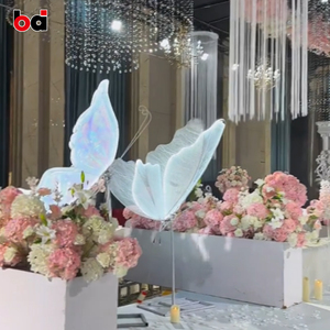 Lámparas de Pie con Alas de Mariposas en Movimiento LED Acrílicas 3D, Fondo Romántico para Escenarios, Pasillo para Bodas, Fuente de Alimentación de CA, Accesorios para Bodas - Product Image 4