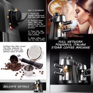 Macchina da Caffè <span class=keywords><strong>Espresso</strong></span> Automatica Mini <span class=keywords><strong>per</strong></span> Casa con Funzione Schiuma Latte a Vapore, Ideale <span class=keywords><strong>per</strong></span> Auto e Uso Domestico, Disponibile in Francia - Product Image 6