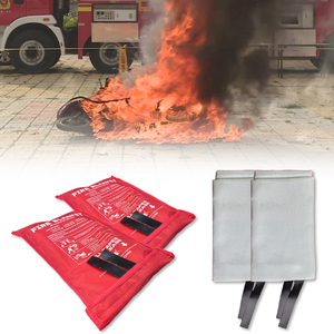 Couverture anti-feu en fibre de verre blanche ignifuge haute température 550°C pour survie et sécurité, personnalisable, 0,43/0,45 mm - Product Image 5