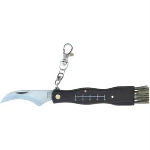 Cuchillo de bolsillo de hoja fija hecho a mano para reunión de setas, acero inoxidable de 19 cm con hoja plegable 3cr13 de 9mm para acampar DIY - Product Image 2