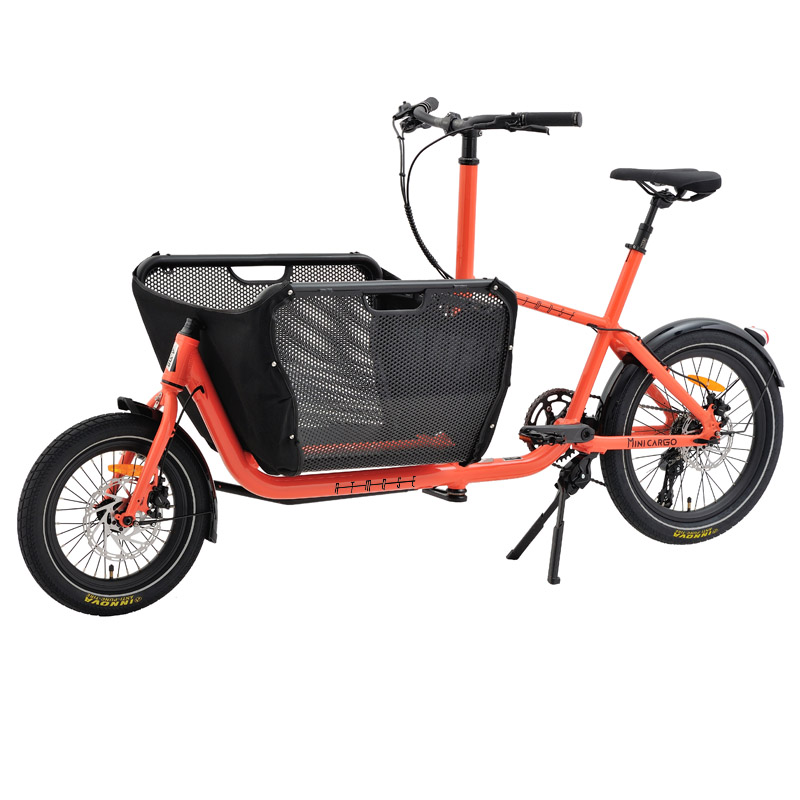 2024 Newest normal cargo bicycle with folding front basket available with e-cargo ebike normal cargo bike