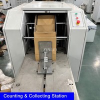 Machine automatique de fabrication de sacs en papier à fond plat FD550, alimentée par rouleau, pour sacs SOS, sacs de courses, sacs à pain, sacs cadeaux, sacs à collation
