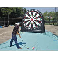 Cibles de golf gonflables géantes pour enfants et adultes de 3 m de haut, provenant d'un fabricant chinois de jeux de fléchettes gonflables
