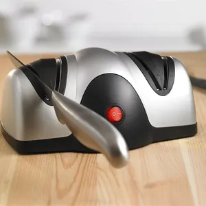 Facas de cozinha venda quente Sharpening System Professional 2 Stage Electric Knife Sharpener