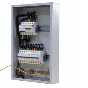 Panel de distribución MCB impermeable para interiores de 12 vías, panel dB, panel de placa de distribución de energía eléctrica