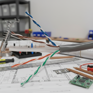 Câble réseau intérieur Cat6 CCA UTP à conducteur en cuivre massif, prix usine, 1000 pieds en vrac, bande passante 550 MHz - Product Image 4