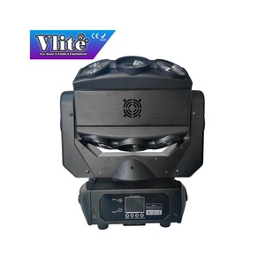 Mini projecteur motorisé à LED RGBW 130W, focalisation motorisée, DMX512, inclinaison infinie à 3 degrés, faisceau, pour discothèque, bar, lounge. - Product Image 1