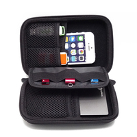 Étui Tech câble en mousse personnalisable avec étui de protection de câble rectangulaire écologique Eva Hard Shell Storage Bag Charger Cable Protector case