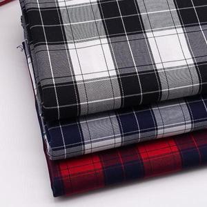 Tela china de alta calidad, 100% algodón, a cuadros, camisa, falda, pantalón, tejido, <span class=keywords><strong>envío</strong></span> directo - Product Image 2
