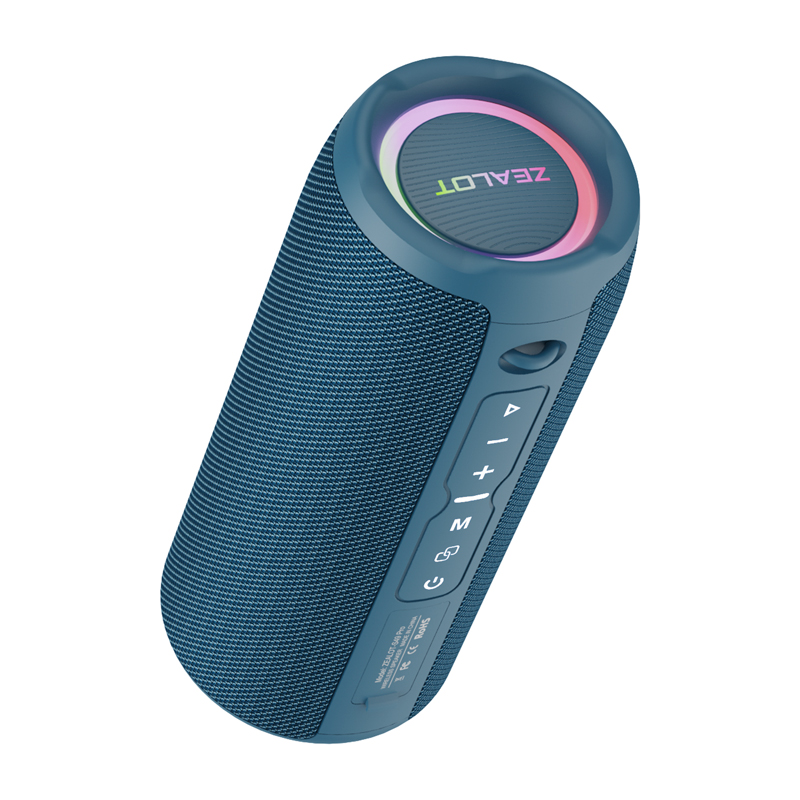 ZEALOT ワイヤレススピーカー 青 ZEALOT P12 ワイヤレススピーカー 60W