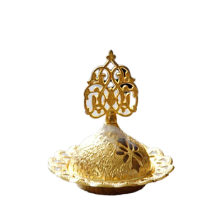 Quemador de Incienso Hueco con Diseño de Hoja de Ginkgo Estilo Árabe, Material de Sándalo, Decoración para el Hogar, Adorno Aromático - Product Image 1