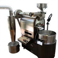 Torréfacteur de café à petite échelle, machine à torréfier les grains de café 3 kg, à gaz, PLC entièrement automatique, contrôle par écran tactile