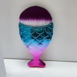 อุปกรณ์ทำเล็บ แปรงปัดฝุ่นหลากสี แปรงทำเล็บหางปลา แปรงทำความสะอาดเล็บ แปรงแต่งหน้าเมอร์เมด แฟชั่นใหม่ <span class=keywords><strong>2016</strong></span> - Product Image 1