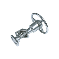 SK1-5980-SN01 Serrure à volant moderne en acier inoxydable 90 °   Rotation pour panneaux de 40 à 100 mm pour applications extérieures en cuisine et atelier