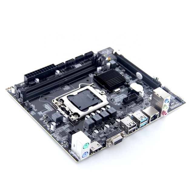 Cheap New H110 Desktop Motherboard Support Core I3/I5/I7 CPU SocketA SATA DDR4 with Realtek Audio and Intel LAN