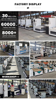 Taiwan LNC contrôleur fabrication de meubles ATC cnc routeur 1325 machine de découpe automatique à vendre