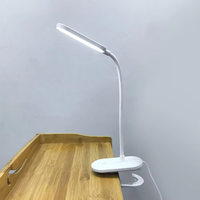 Lampe à pince LED carrée pliable moderne en PC, DC 5V, écologique, économe en énergie, personnalisable, vente en gros, 14/60/140LM