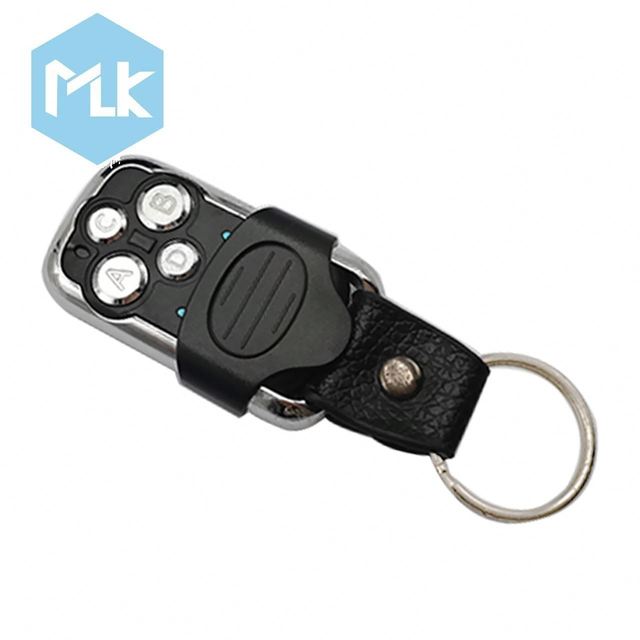 MLK Wireless 4-Button Clone Remote Control EV1527 Type RF Learning for Automatic Gate or Garage Door 1-Year Warranty-433MHz