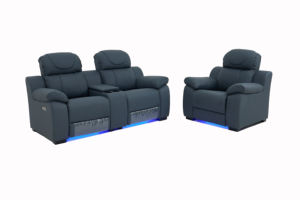 Bộ ghế <span class=keywords><strong>sofa</strong></span> điện chỉnh ngả cao cấp bằng da OEM, ghế xem phim cao cấp, có thể tùy chỉnh với ngăn chứa USB, ghế <span class=keywords><strong>sofa</strong></span> thư giãn kiểu rạp chiếu phim - Product Image 5