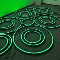 Circulaire LED Néon Bande Lumière Scène Décoration De Noël Réverbère Événements En Plein Air DMX Pixel Anneau Lumière