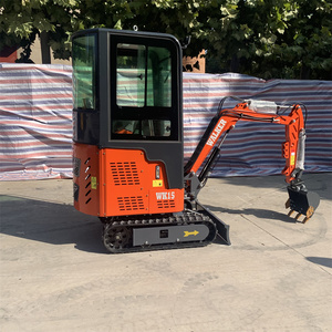 Agricultural <b>Machinery</b> 1.5 Ton 1.7 T Towable Digger Small Bagger Crawler Backhoe Mini Excavator - Product Image 4