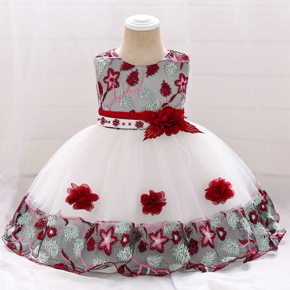 FSMKTZ High Quality Kids Party Cute Girls One Piece Aline Dress Kid Clothes Girls Dresses L5045XZ