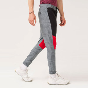 Pantalon de jogging droit pour homme au design tendance, coupe régulière confortable, longueur intégrale, respirant, séchage rapide, tissu en toile - Product Image 2