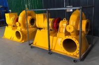 Générateur hydraulique à turbine Turgo en acier inoxydable haute efficacité 80-85% 10-200 kW triphasé 50/60 Hz certifié CE/TUV/ISO9001