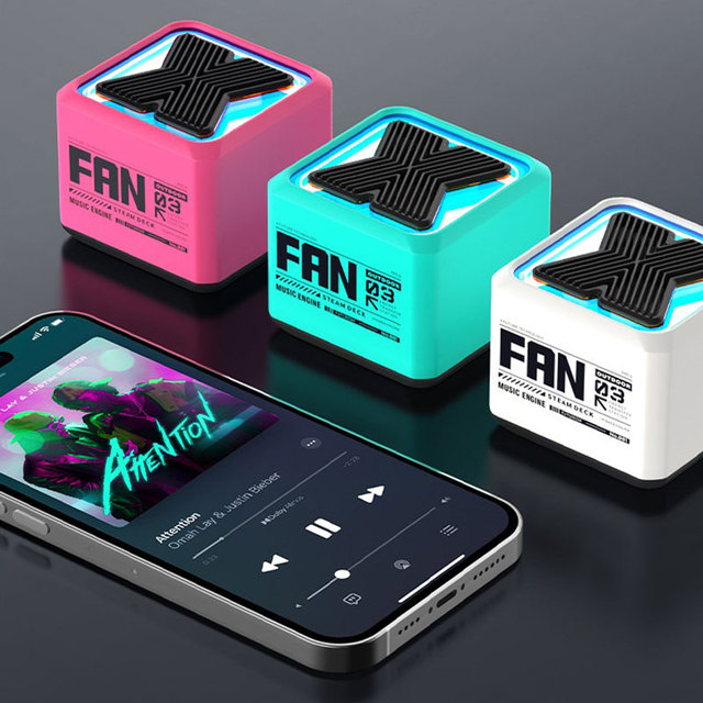TWS Pairing Speaker 57mm Driver 360° Surround Sound 5.4 RGB Lights Portable Speaker