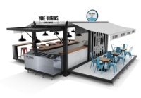 Structure de cadre en acier imperméable préfabriquée mobile de 10 pieds 20 pieds 40 pieds pour abri de voiture