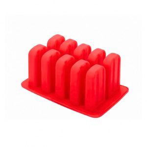 Moule à glaces en silicone à 10 cavités, facile à démouler, sans BPA, réutilisable, pour les enfants, la famille, le plaisir estival - Product Image 2