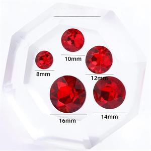 Accesorios de cristal para manualidades, estuche de diamantes de imitación con base puntiaguda y forma de flor, accesorios de ropa con material de diamante. - Product Image 3