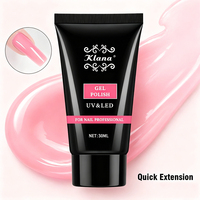 KLANA 30ml 60ml Gel Acrílico Profesional para Uñas, Marca Privada, Secado con Lámpara LED UV, Poly Gel en Tubo para Extensión de Uñas